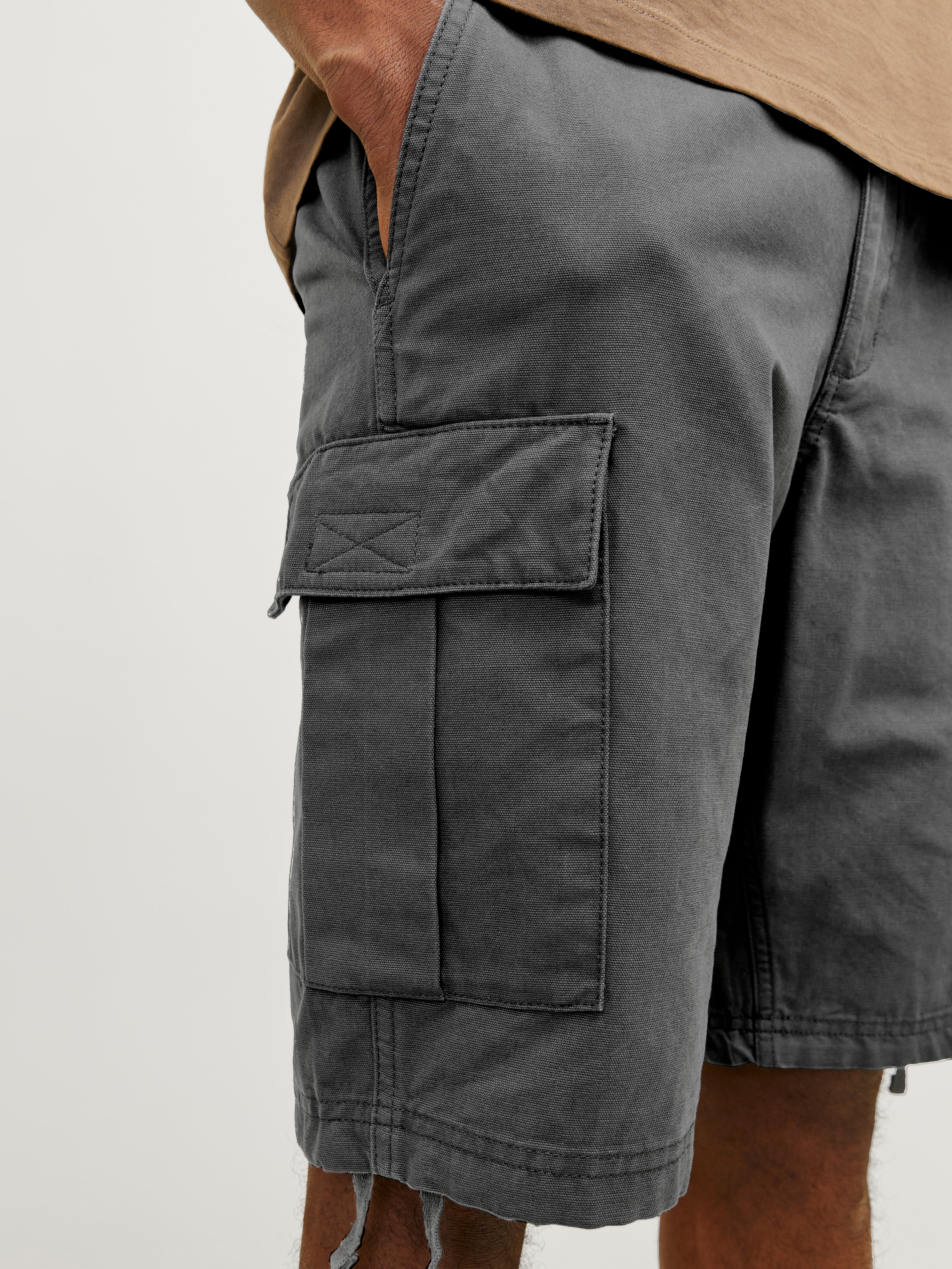 Jack & Jones Bermuda cargo Regular Fit -Asphalt - 12248685