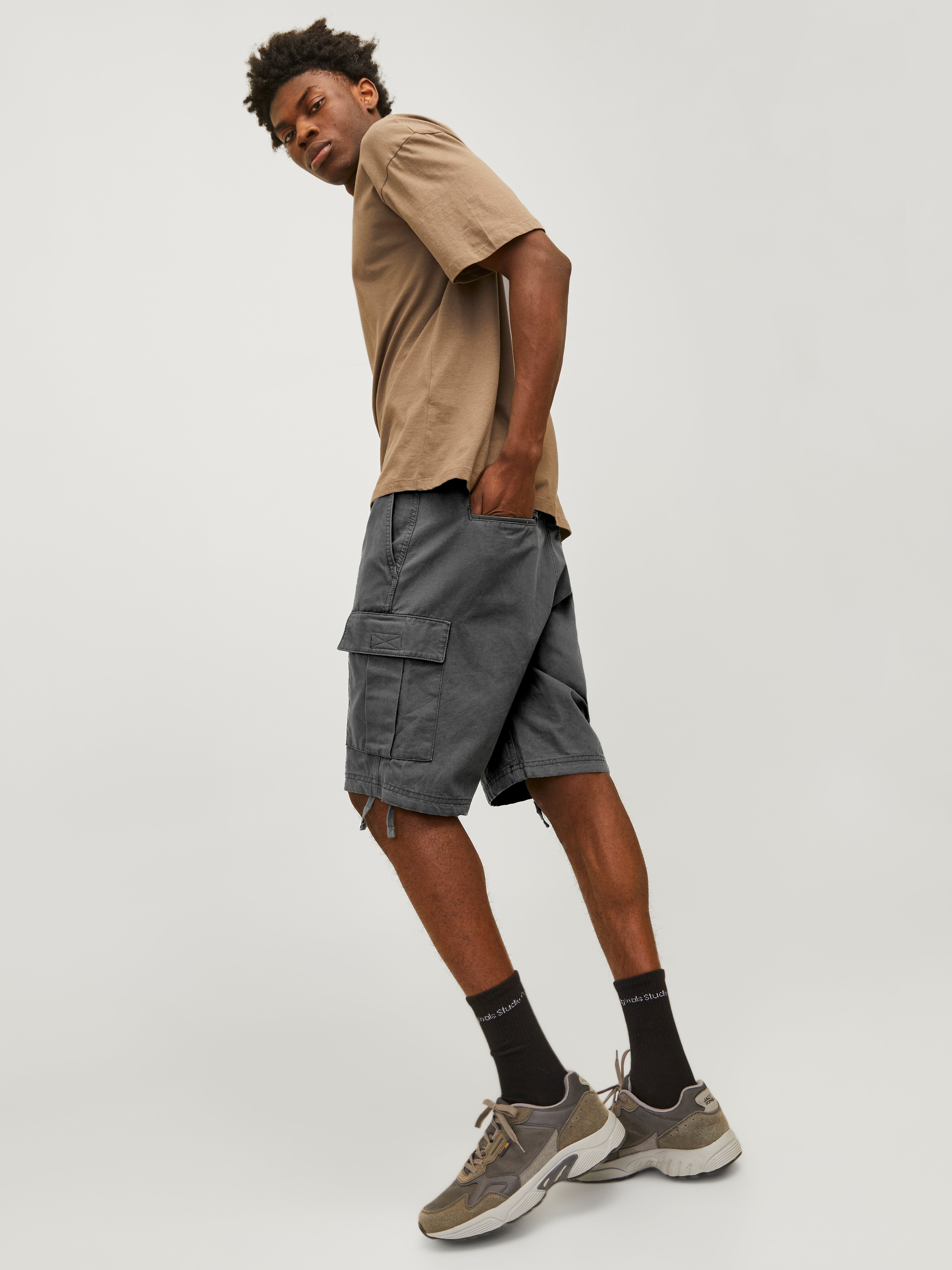 Jack & Jones Regular Fit Cargo shorts -Asphalt - 12248685