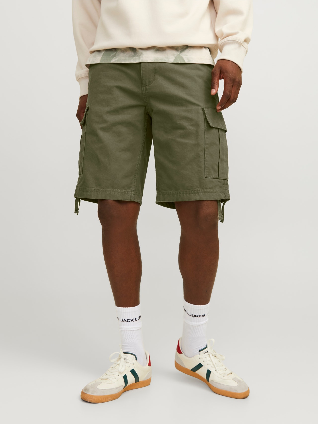 Jack & Jones Regular Fit Cargo shorts -Olive Night - 12248685