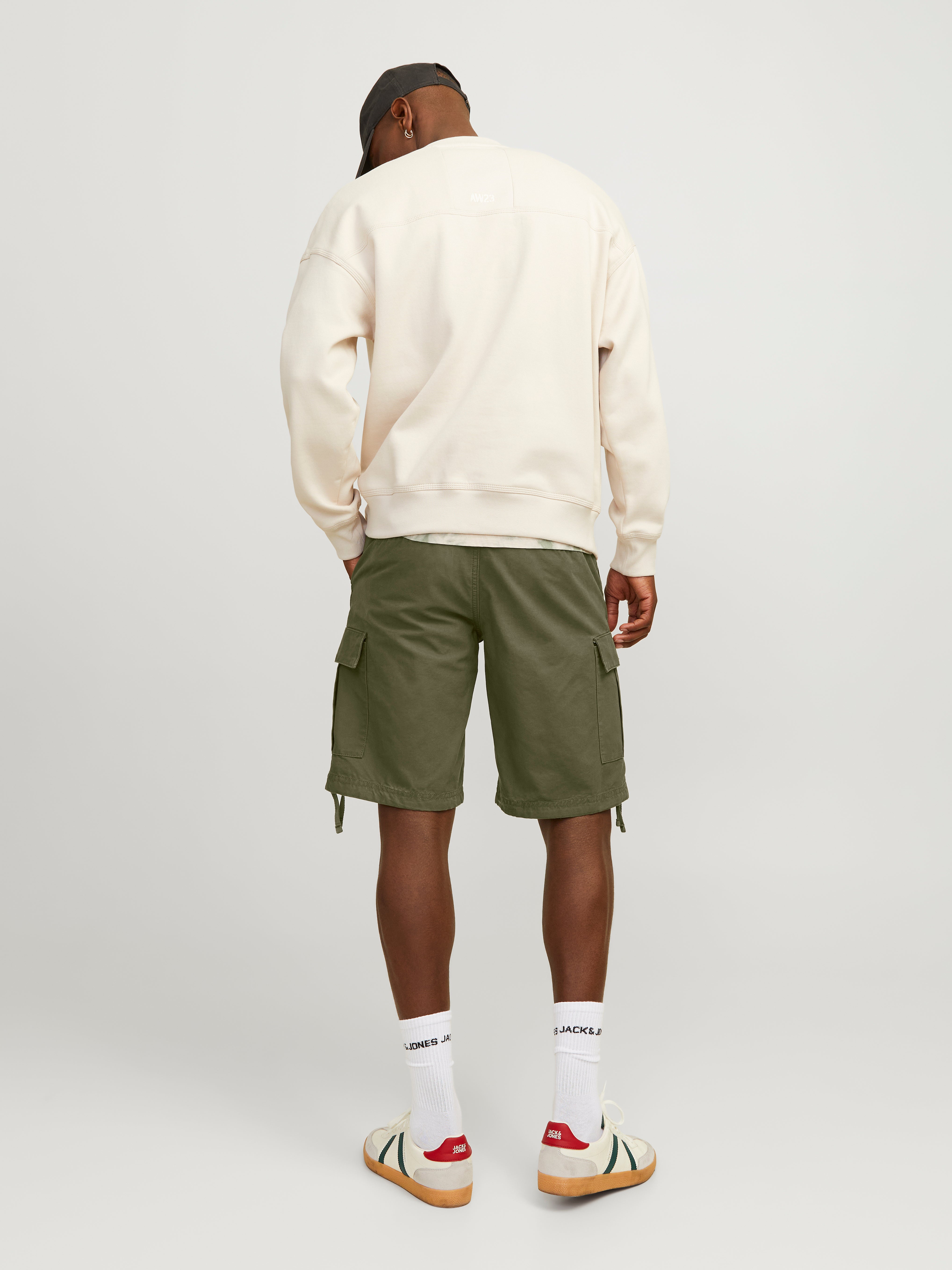 Jack & Jones JPSTBARKLEY JJCARGO SHORTS SN - Shorts - crockery/beige Jack & Jones JPSTBARKLEY JJCARGO SHORTS SN - Shorts - crockery/beige