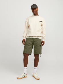 Jack & Jones Krój regularny Krótkie bojówki -Olive Night - 12248685