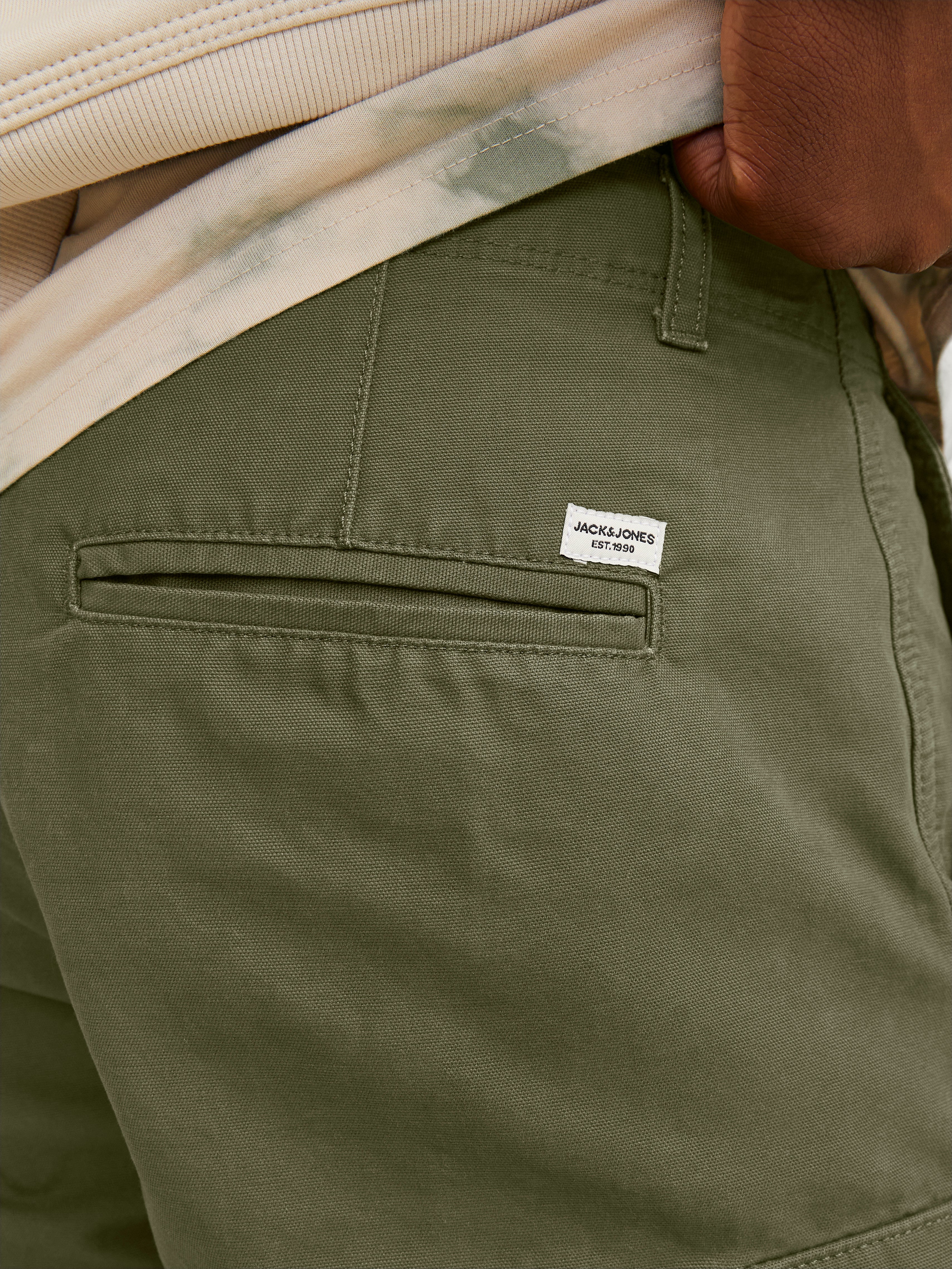 Jack & Jones Regular Fit Krótkie bojówki -Olive Night - 12248685