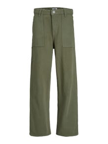 Jack & Jones JJICHRIS JJUTILITY MF 875 JNR Relaxed Fit Τζιν Για αγόρια -Deep Lichen Green - 12248783