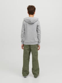 Jack & Jones JJICHRIS JJUTILITY MF 875 Jean coupe relaxed Pour les garçons -Deep Lichen Green - 12248783