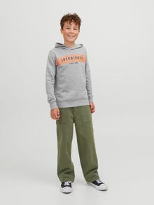 Jack & Jones JJICHRIS JJUTILITY MF 875 JNR Relaxed Fit Τζιν Για αγόρια -Deep Lichen Green - 12248783