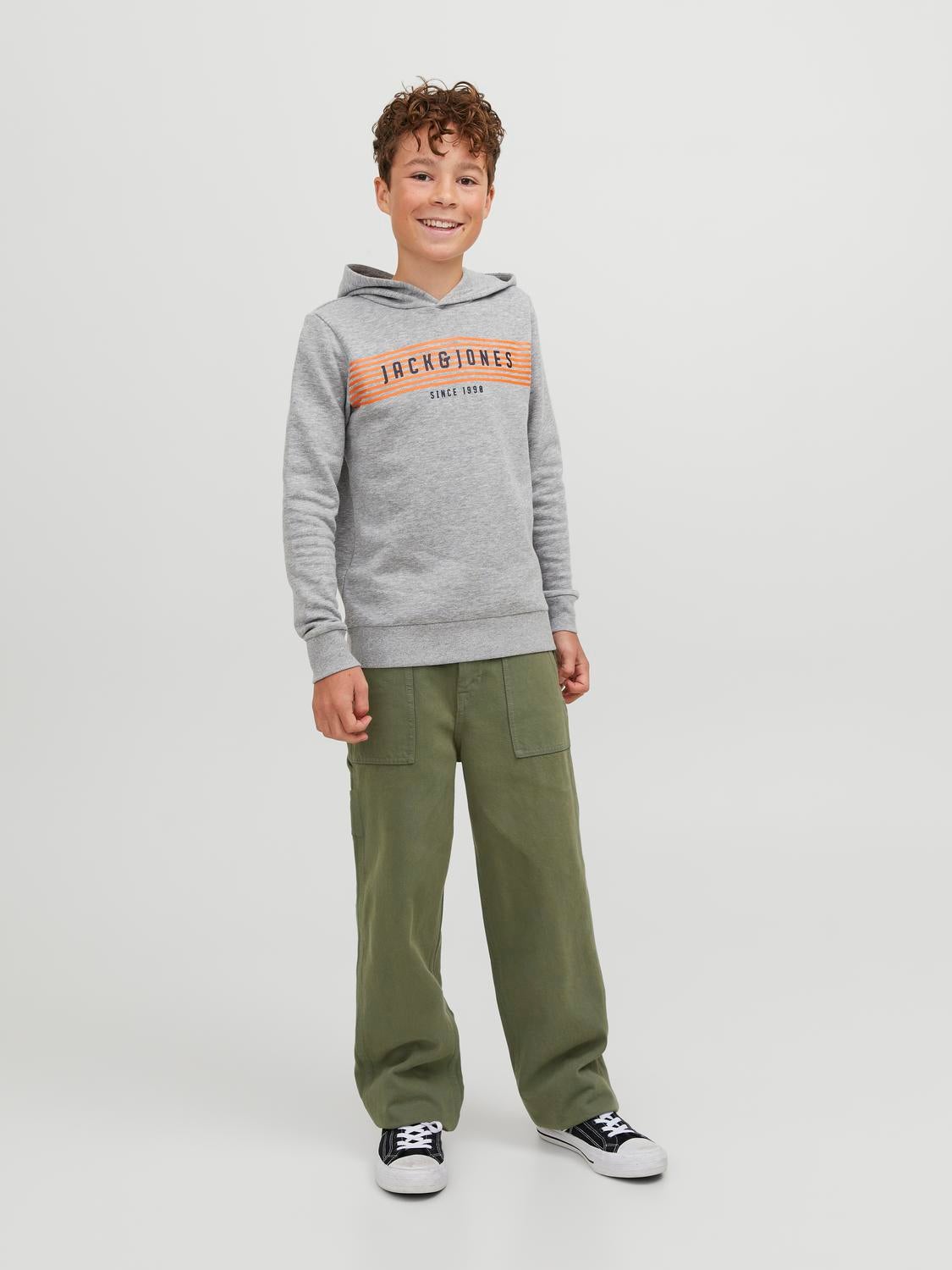 JJICHRIS JJUTILITY MF 875 Relaxed Fit Jeans For boys