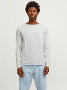 Jack & Jones Pull en maille à col rond -Soothing Sea - 12248788