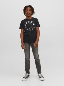 Jack & Jones 3-pakning Logo T-skjorte For gutter -Black - 12248802