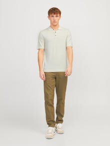 Jack & Jones Gładki T-shirt -Cloud Dancer - 12248819