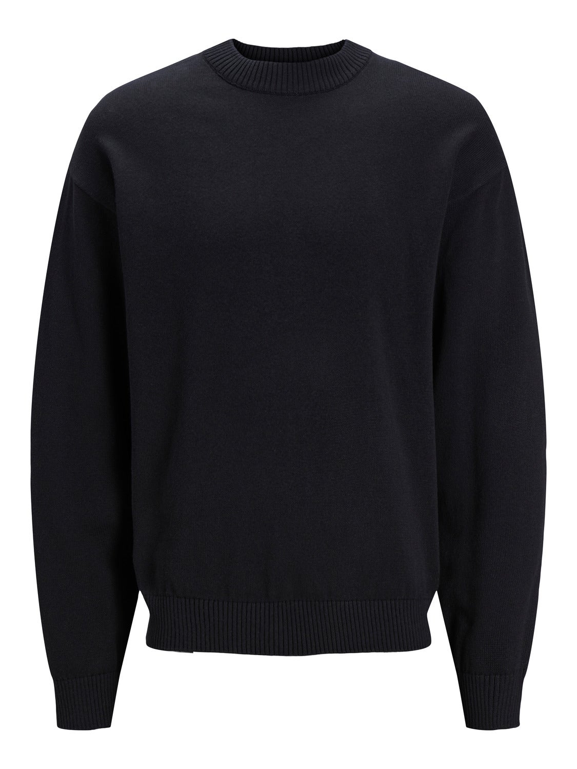 Black crew 2025 neck jumper