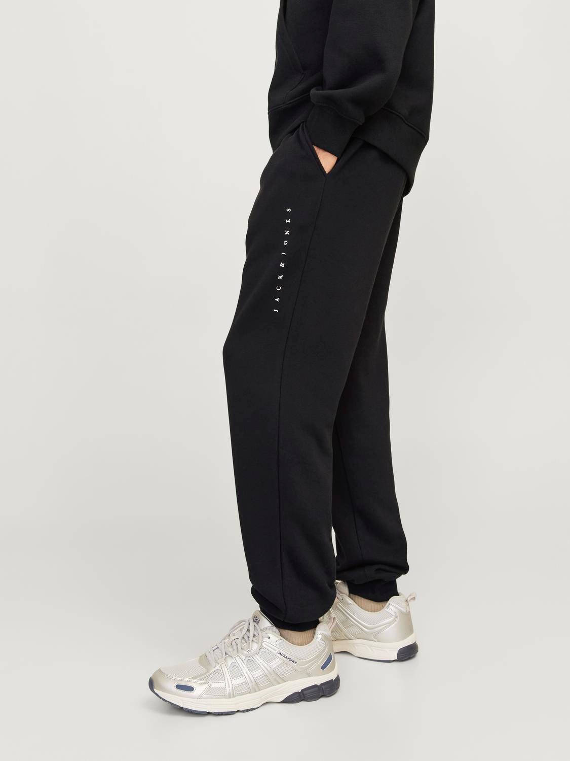 Comfort Fit Sweatpants Black Jack Jones