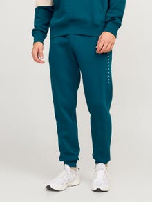 Jack & Jones Comfort Fit Collegehousut -Deep Teal - 12248838