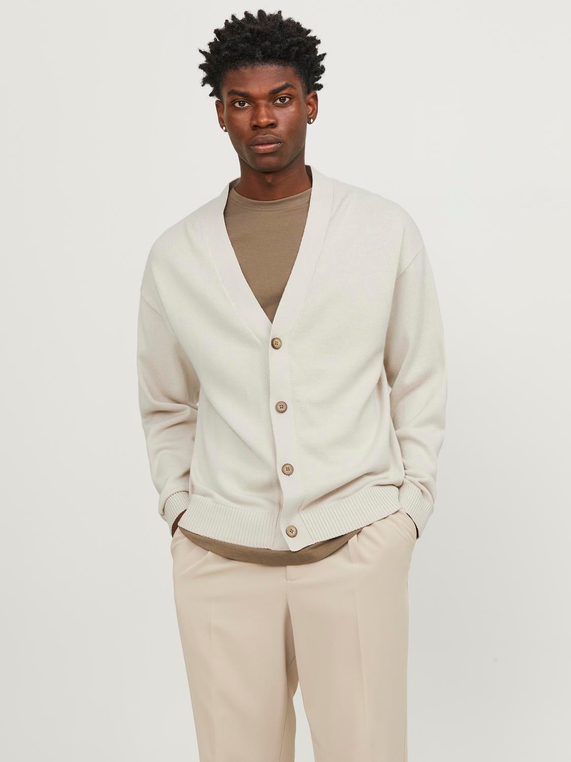 White cardigan sale men