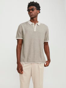 Jack & Jones Striped Polo -Bungee Cord - 12248910