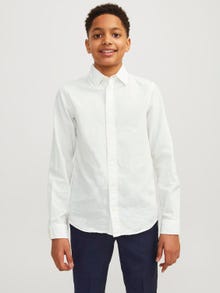 Jack & Jones Skjorte For gutter -White - 12248936