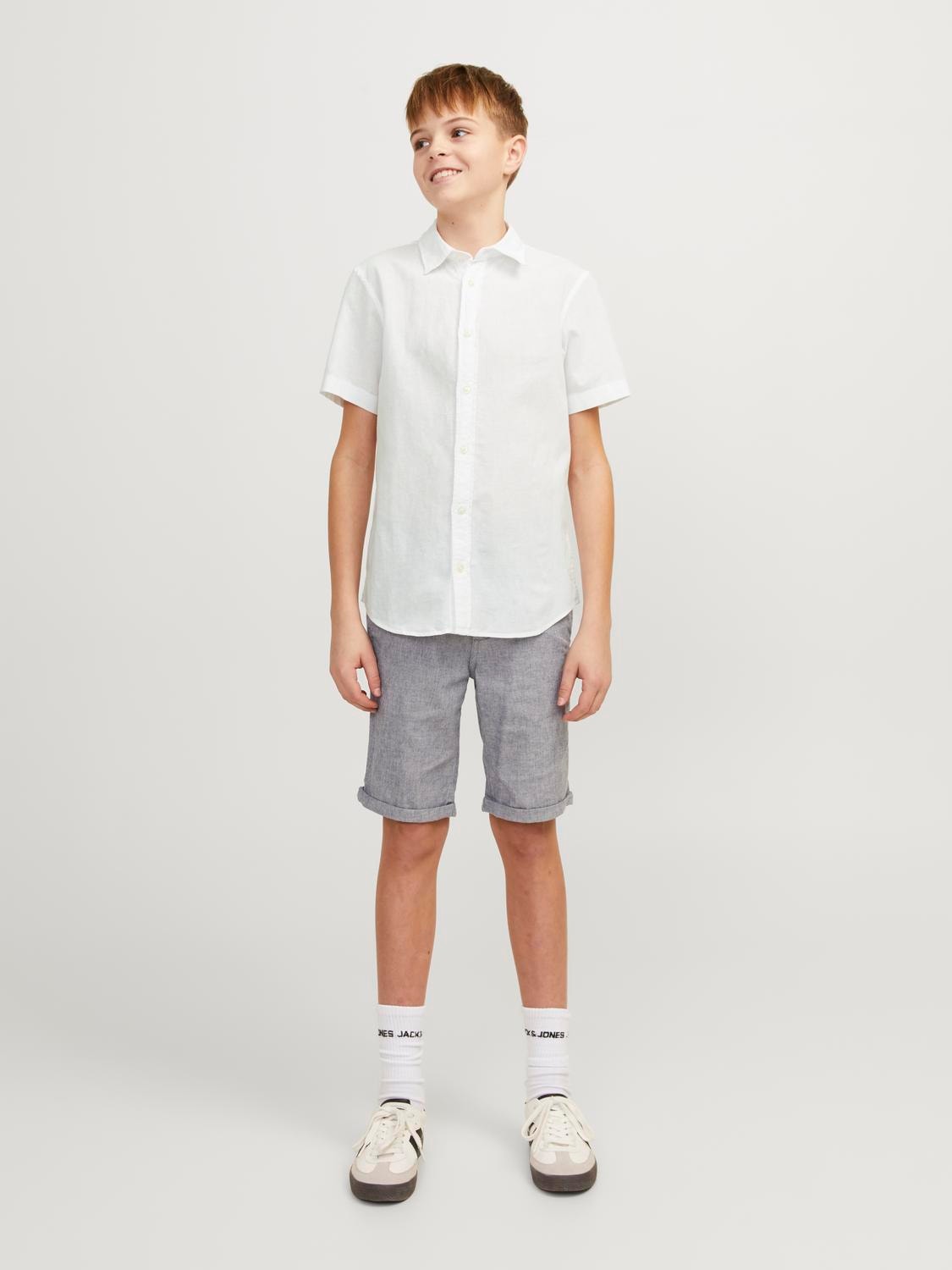Jack & Jones Overhemd Voor jongens -White - 12248938