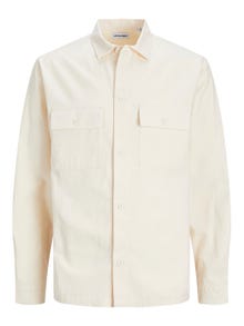 Jack & Jones Relaxed Fit Overshirt -Ecru - 12248956