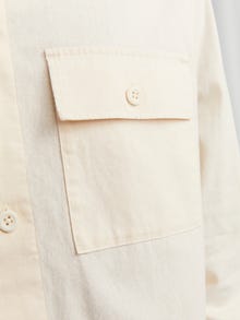 Jack & Jones Relaxed Fit Overskjorte -Ecru - 12248956