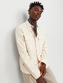 Jack & Jones Relaxed Fit Overskjorte -Ecru - 12248956