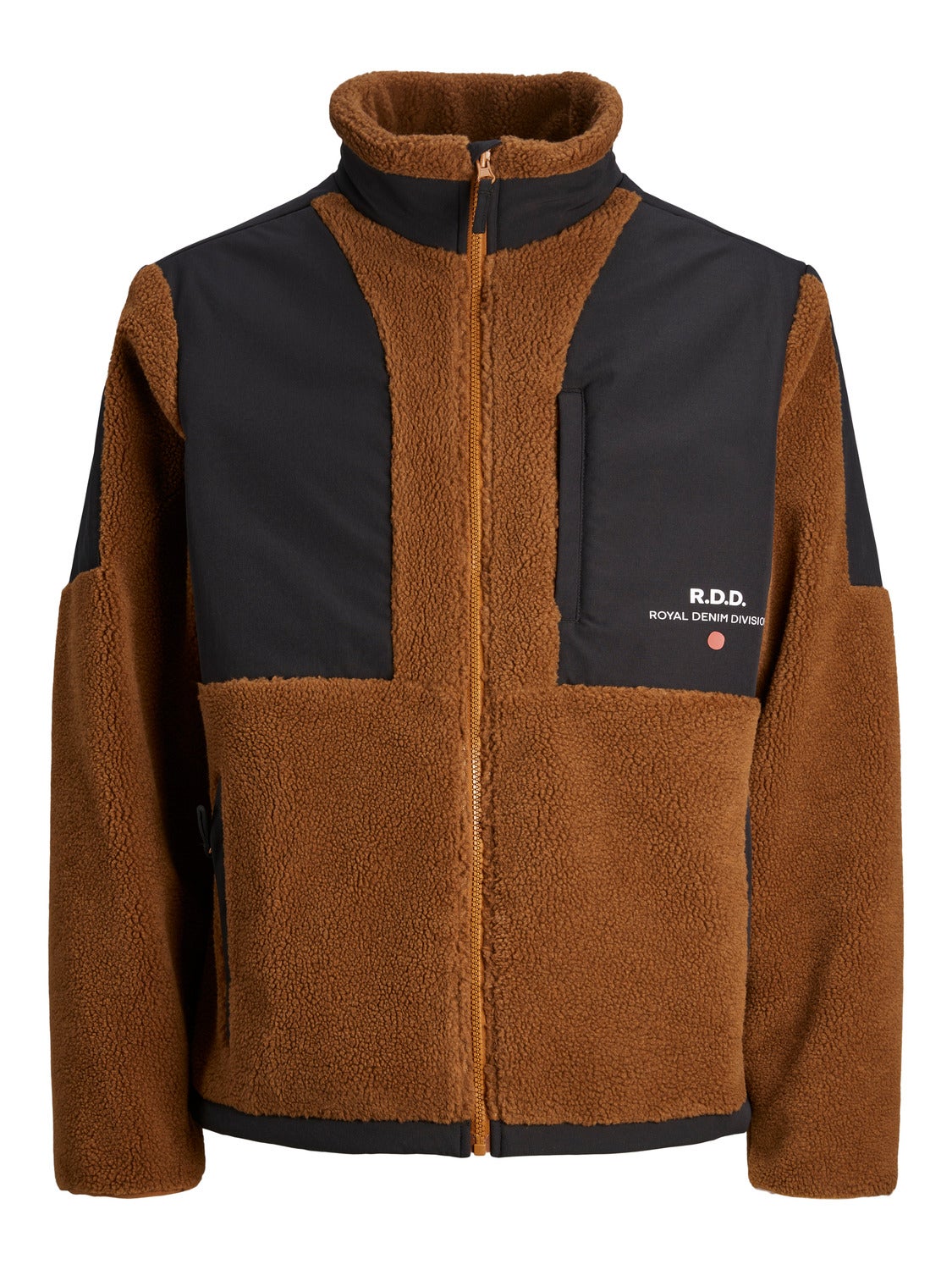 jackjones-rddfleecejacke-braun 