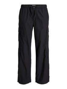 Jack & Jones Wide Fit Cargo kalhoty -Black - 12249002
