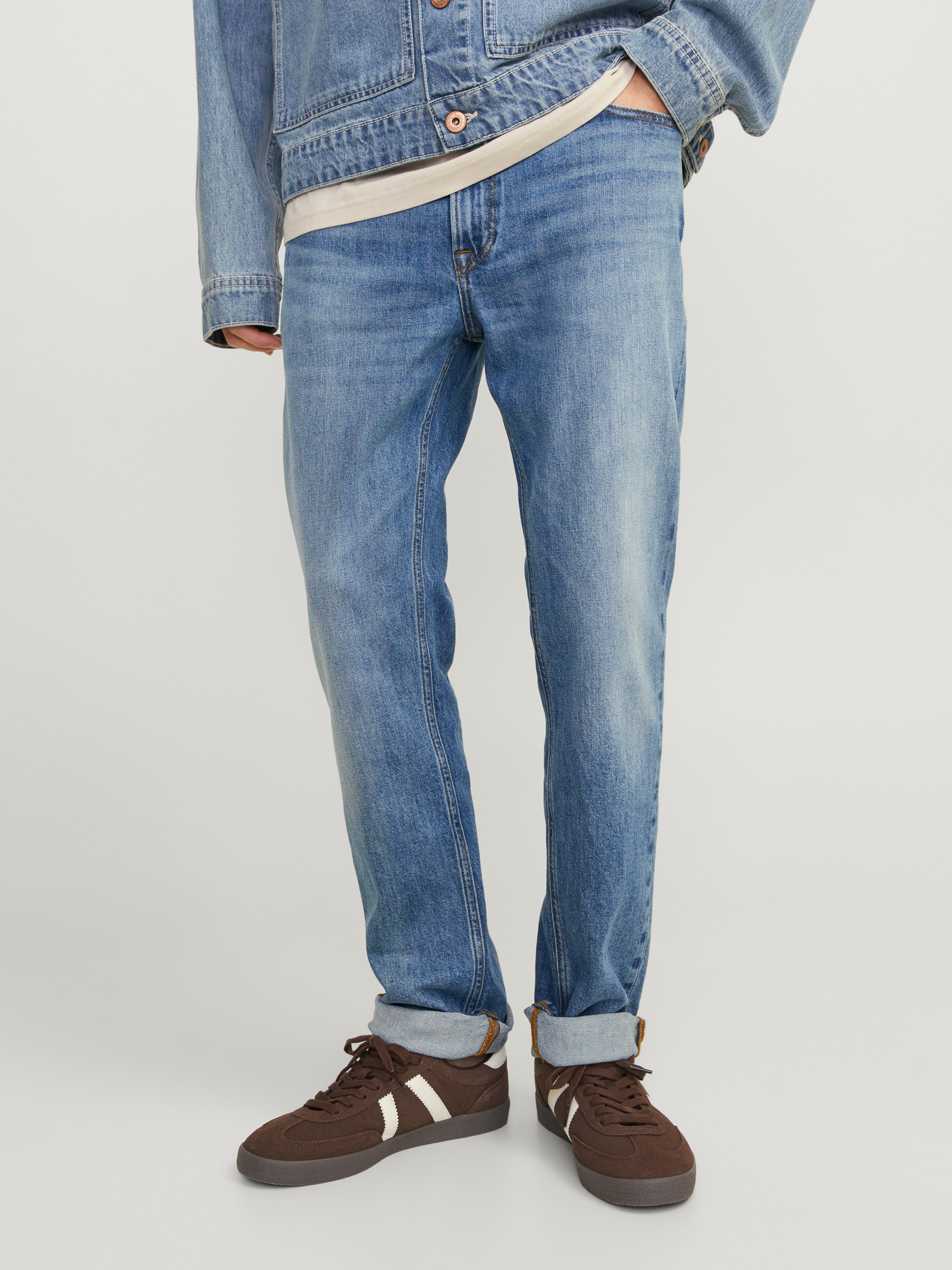 JJICLARK JJORIGINAL AM 416 Regular fit Jeans | Mittelblau | Jack 