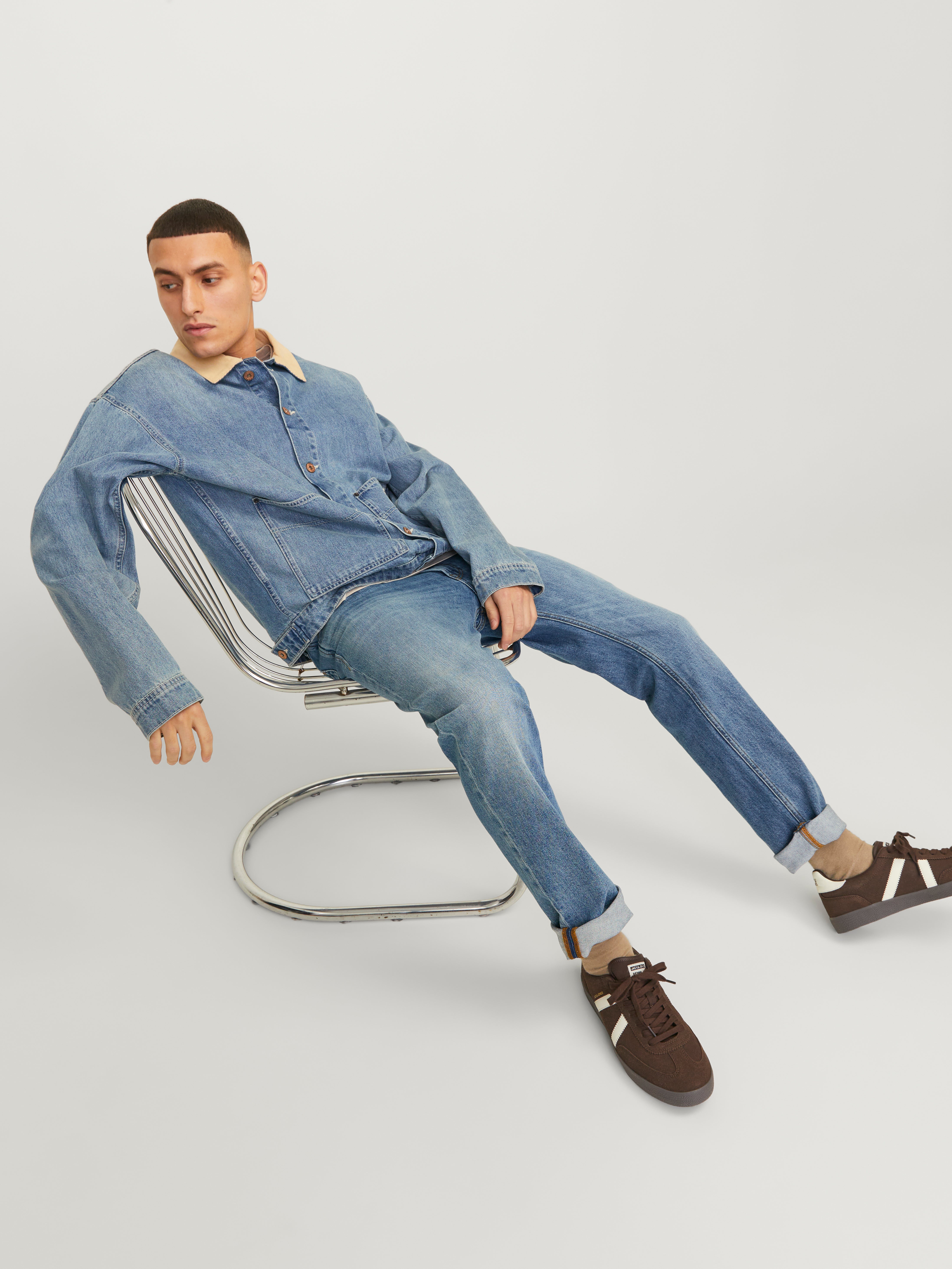 JJICLARK JJORIGINAL AM 416 Regular fit Jeans | Mittelblau | Jack 