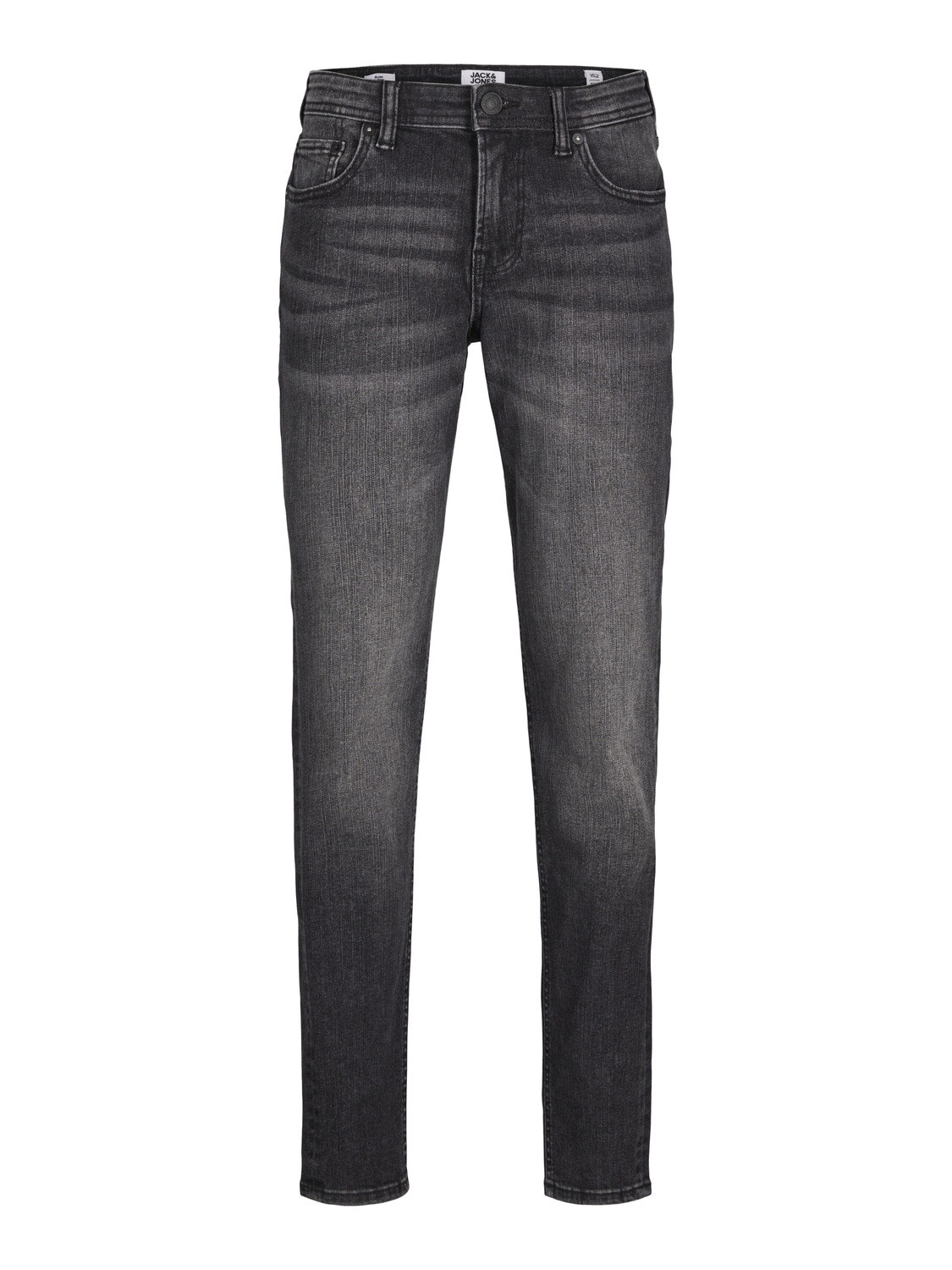 Jack & Jones JJIGLENN JJORIGINAL SQ 606 Slim Fit Jeans Für jungs -Black Denim - 12249012