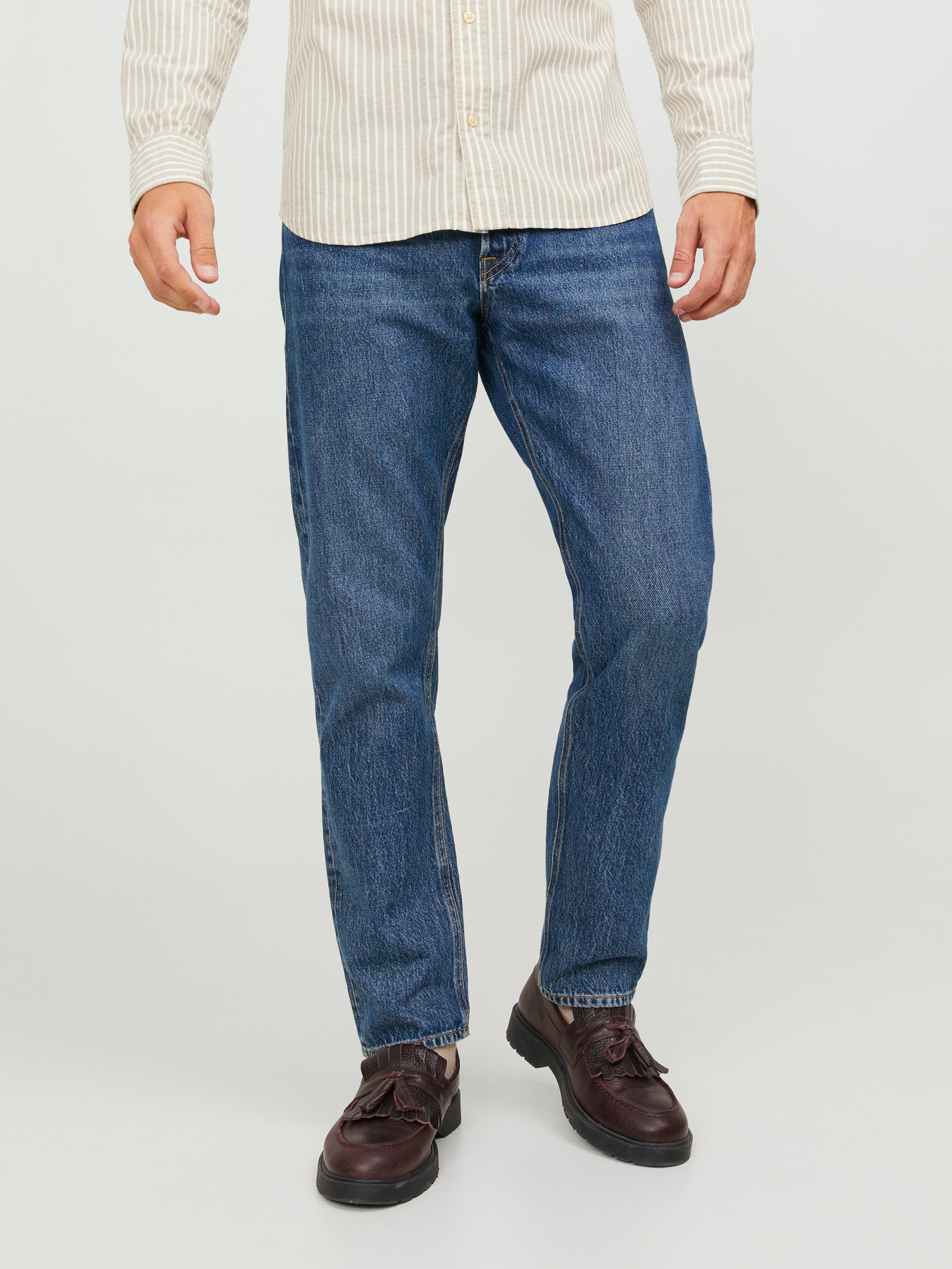 Jack & Jones JJICHRIS JJORIGINAL AM 425 Relaxed Fit Jeans - 12249019