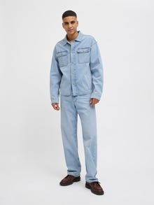 Jack & Jones Surchemise Loose Fit -Light Blue Denim - 12249029