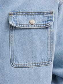 Jack & Jones Loose Fit Overshirt -Light Blue Denim - 12249029
