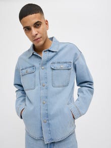 Jack & Jones Surchemise Loose Fit -Light Blue Denim - 12249029