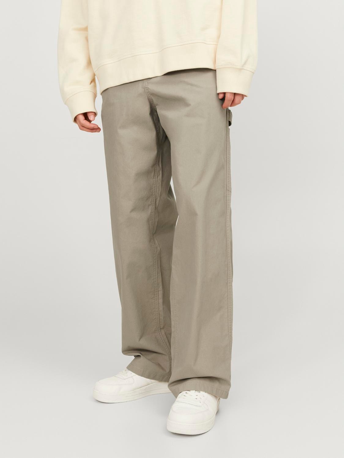 Jack & Jones Wide Fit Classic trousers -Crockery - 12249033