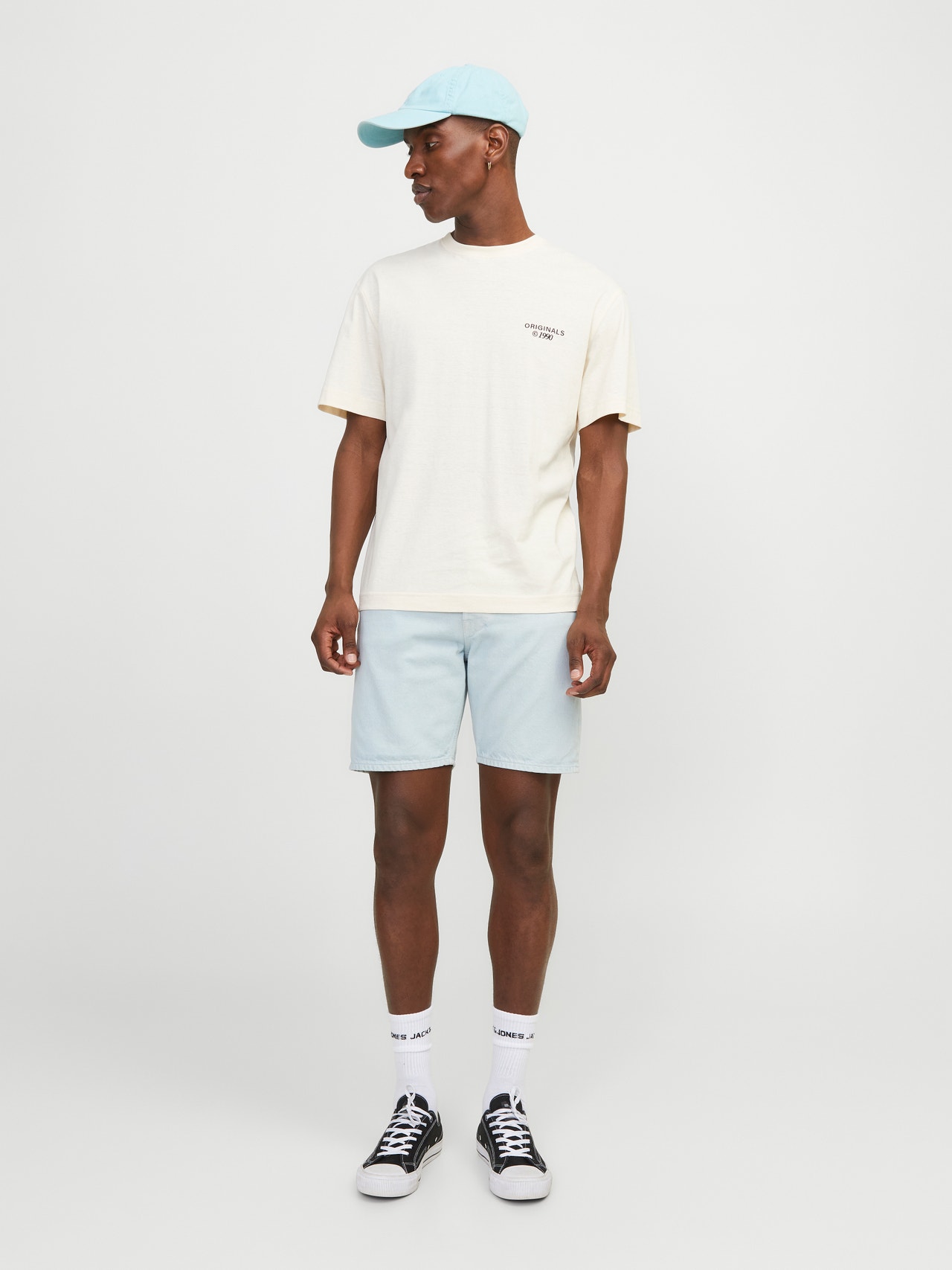 Jack & Jones Relaxed Fit Jeans Shorts -Blue Glow - 12249035