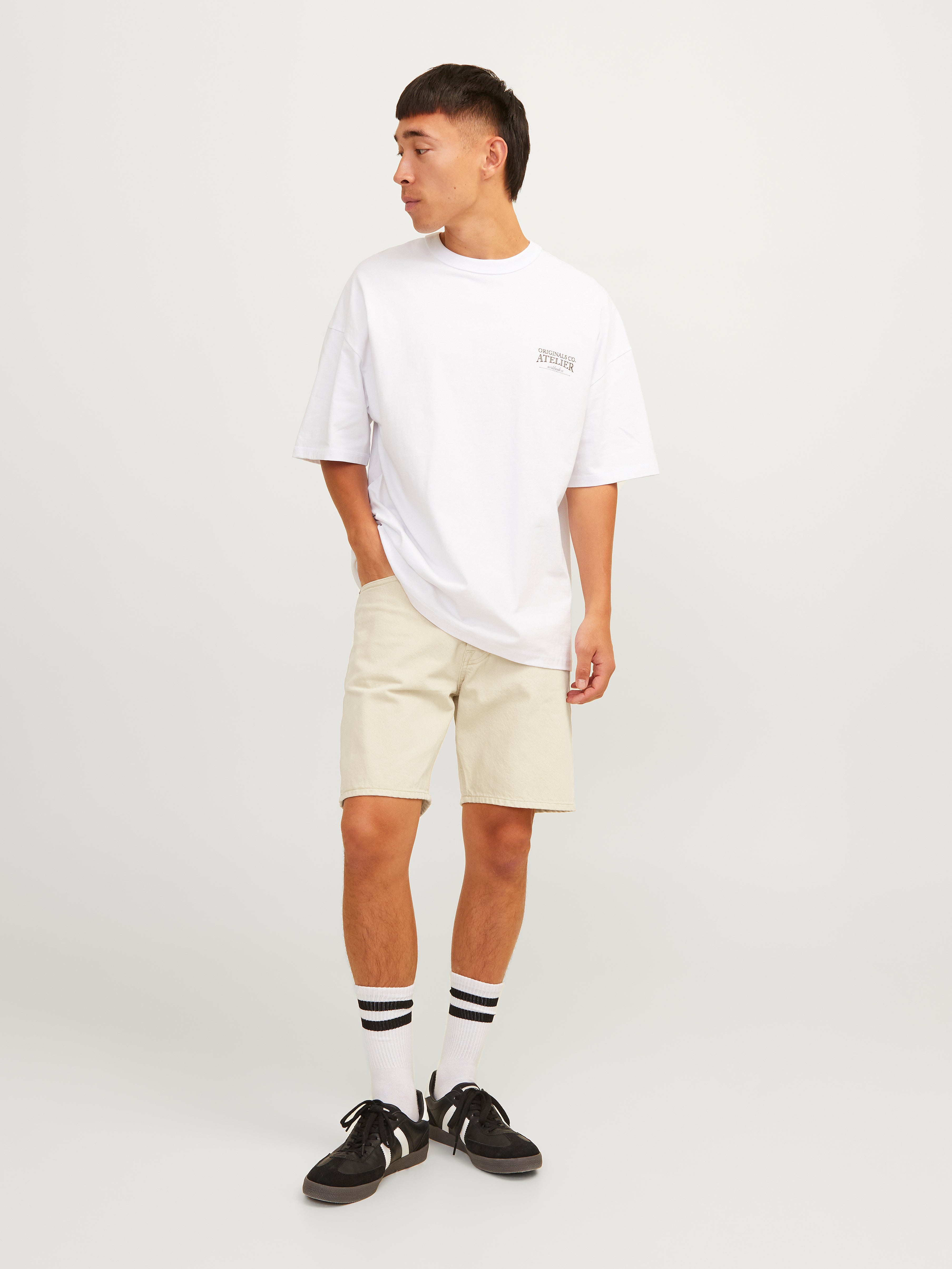 Relaxed Fit Denimshorts