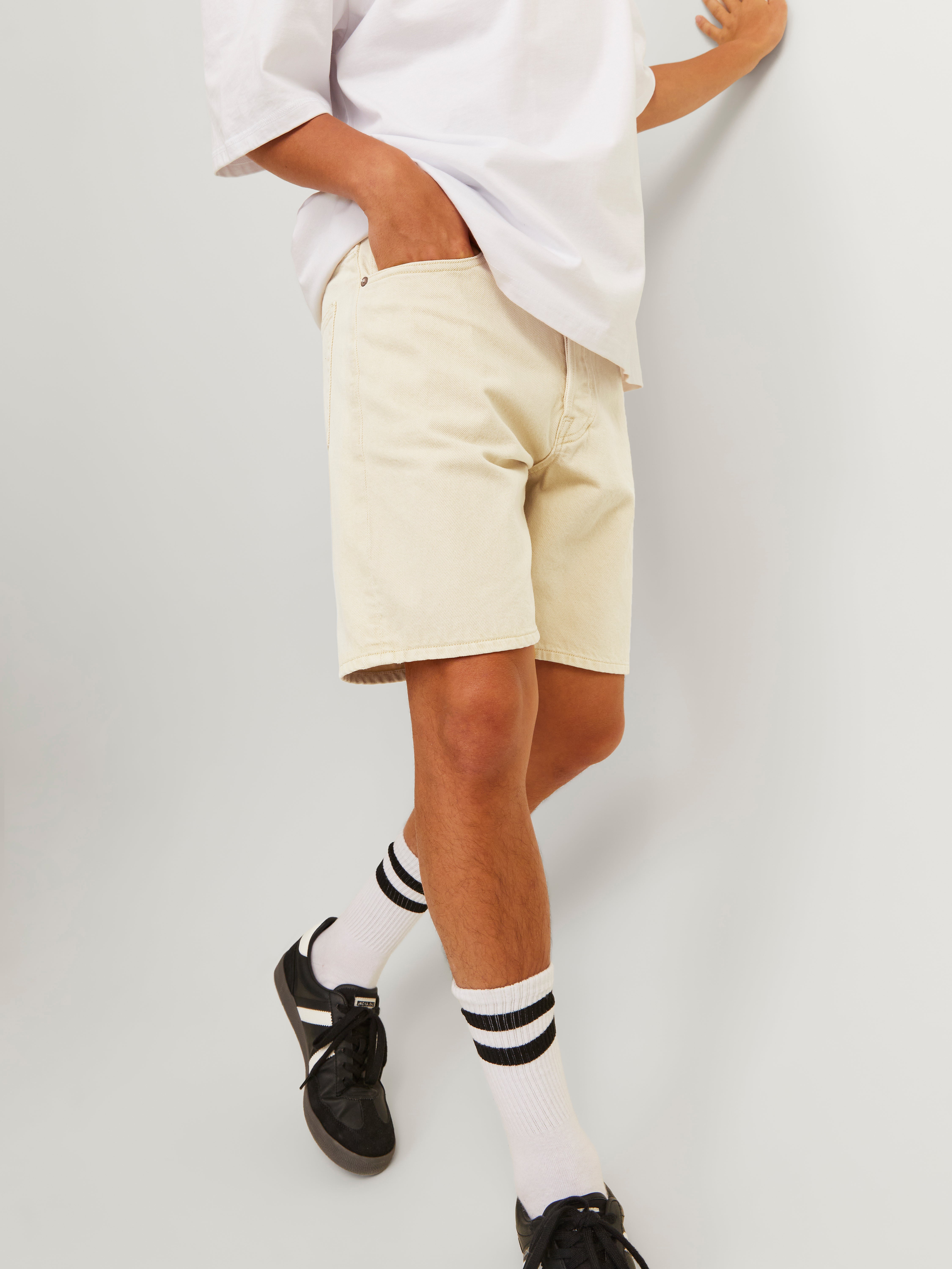 Jack & Jones Short en denim Relaxed Fit -Biscotti - 12249035