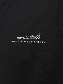 Jack & Jones Gedruckt Rundhals T-shirt -Black - 12249040