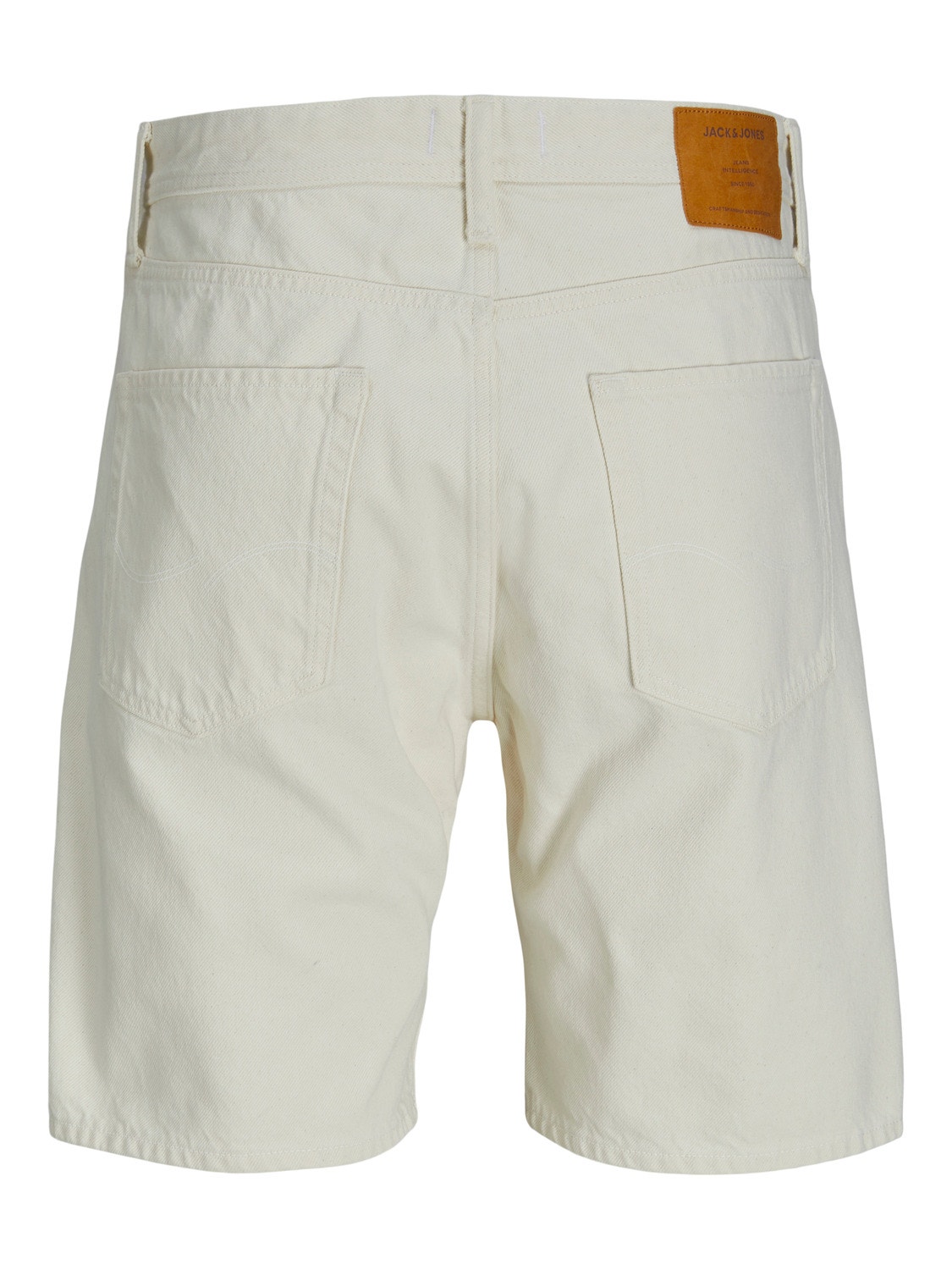 Jack & Jones Bermuda in jeans Loose Fit -Ecru - 12249043