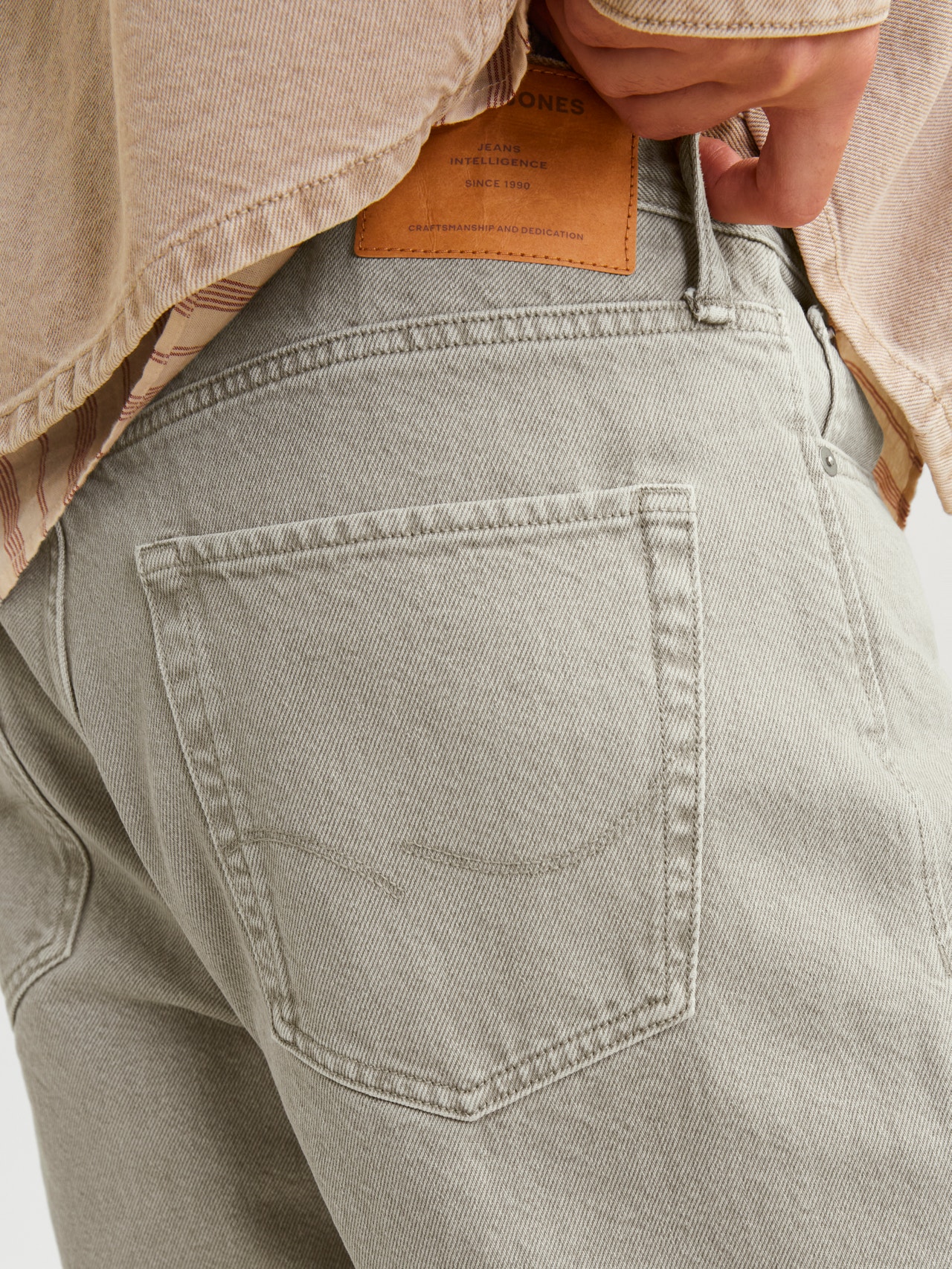 Jack & Jones Loose Fit Jeans-Shorts -Winter Twig - 12249043