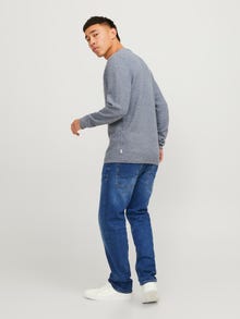 Jack & Jones JJICLARK JJORIGINAL JOS 378 NOOS Klasikinio kirpimo džinsai -Blue Denim - 12249049