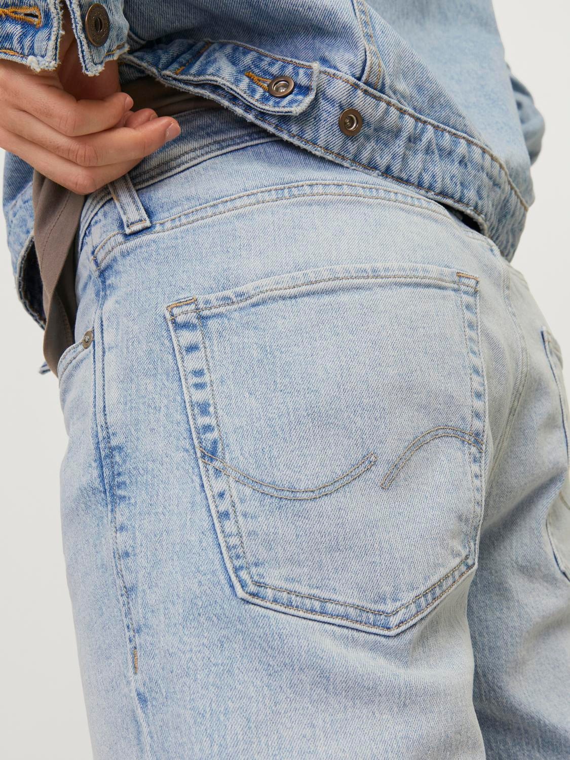 Jack & Jones JJITIM JJORIGINAL AM 439 Slim Fit jeans mit geradem Bein -Blue Denim - 12249053