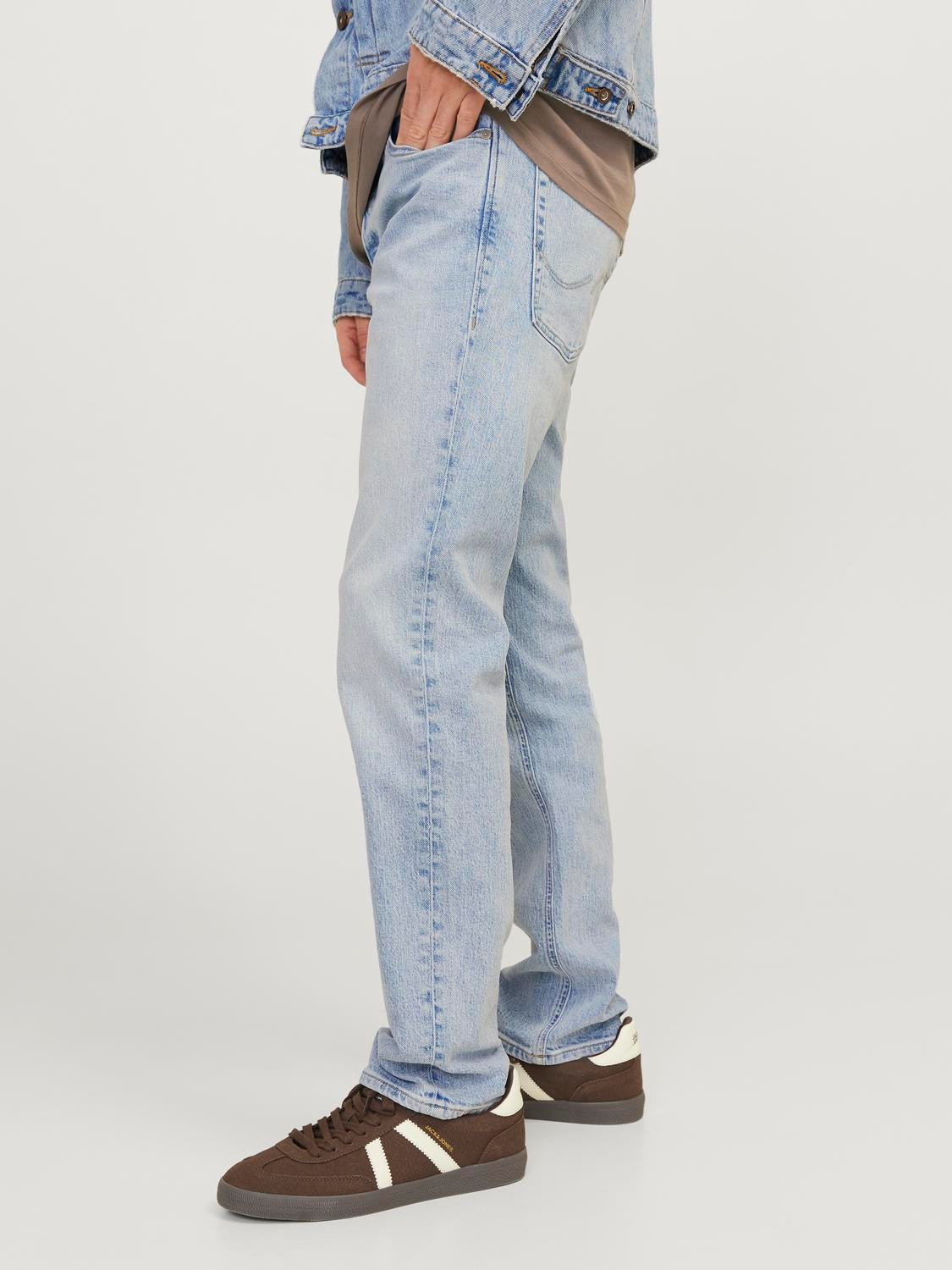Jack & Jones JJITIM JJORIGINAL AM 439 Slim straight fit jeans -Blue Denim - 12249053