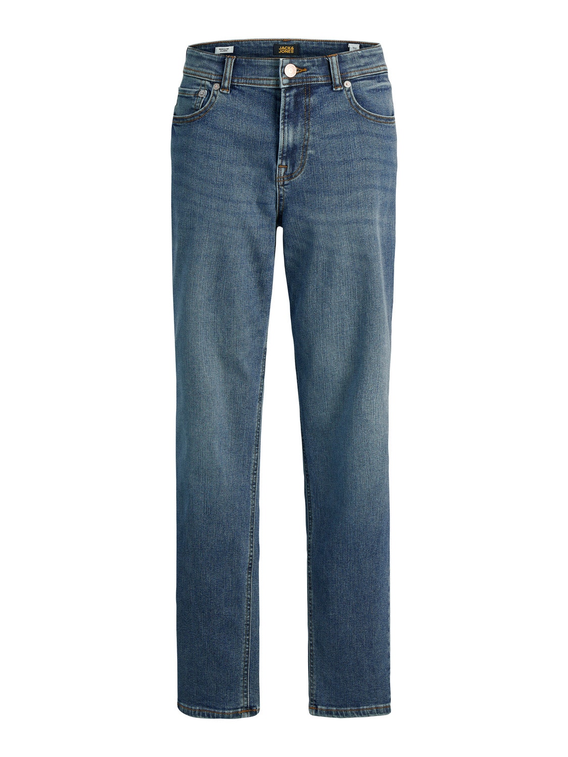 Jack & Jones JJICLARK JJORIG STRETCH SQ 223 Regular fit Jeans Voor jongens -Blue Denim - 12249057