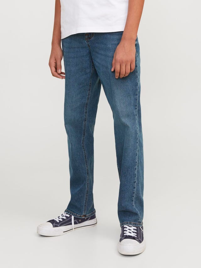 Jack & Jones JJICLARK JJORIG STRETCH SQ 223 Jeans Regular Fit Para meninos - 12249057