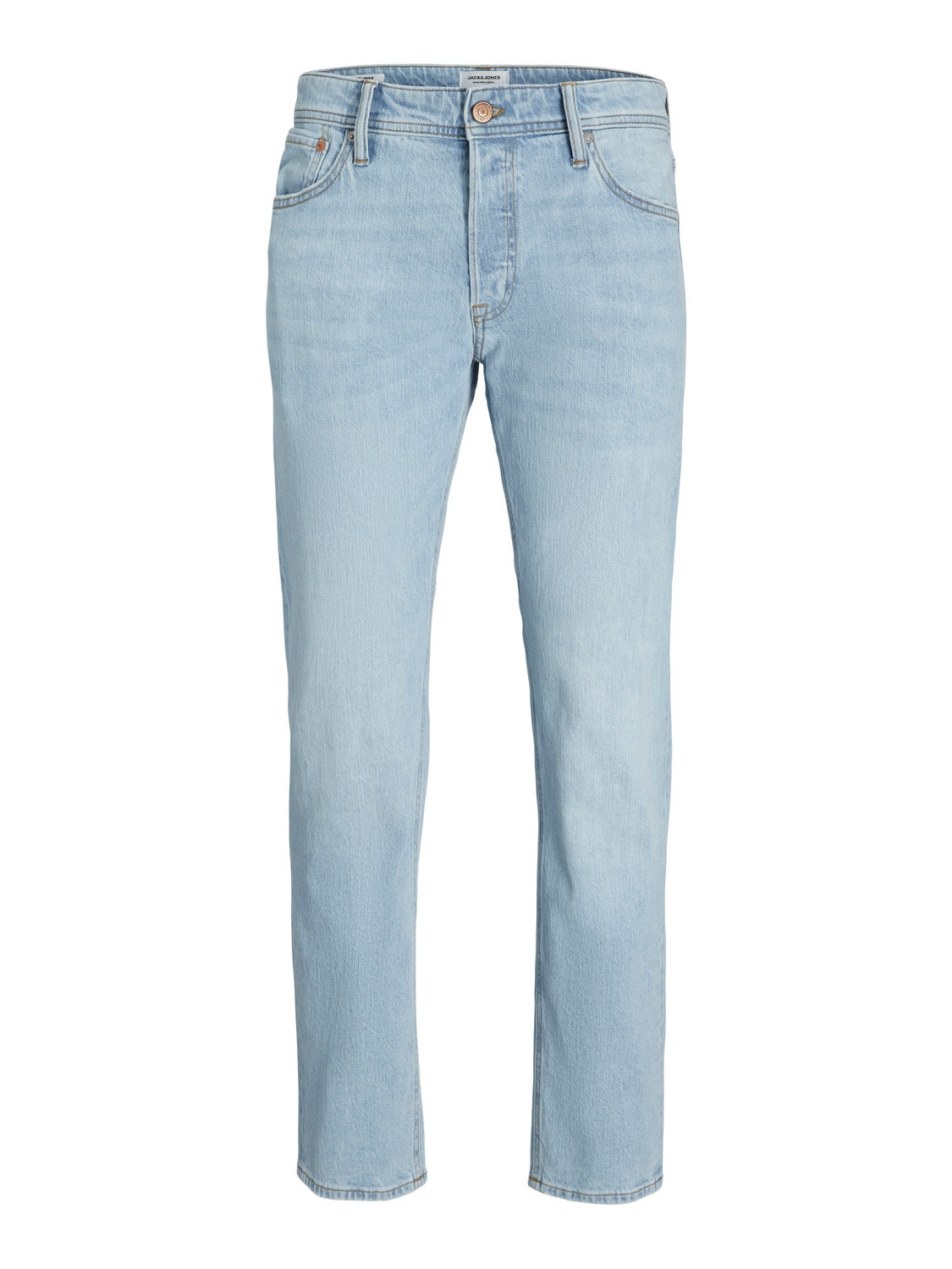 Jack & Jones Herren Jeans JJIMIKE - Tapered Fit Aus Recycelter Baumwolle