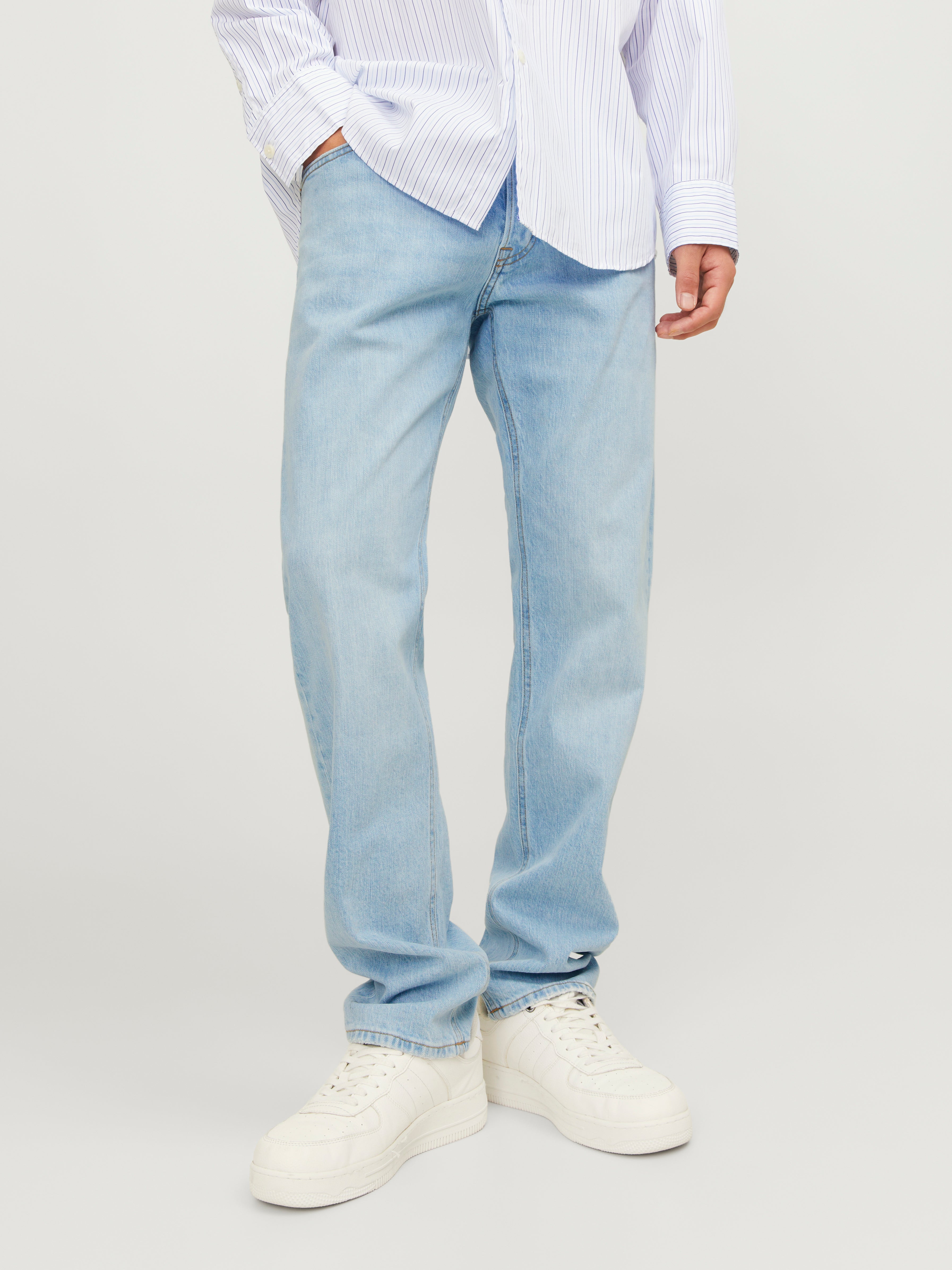Jack & Jones JJIMIKE JJORIGINAL SBD 516 Tapered fit Teksad -Blue Denim - 12249059
