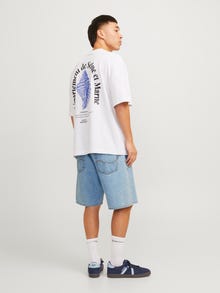 Jack & Jones Loose Fit Loose Fit Shorts -Blue Denim - 12249063