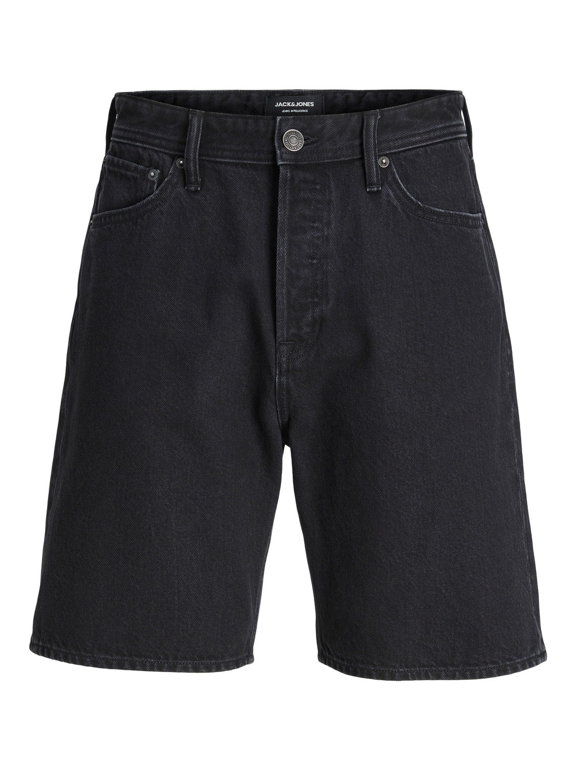 Jack & Jones Loose Fit Denim shorts -Black Denim - 12249068