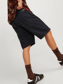 Jack & Jones Loose Fit Jeans Shorts -Black Denim - 12249068