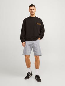 Jack & Jones Loose Fit Denim shorts -Grey Denim - 12249069